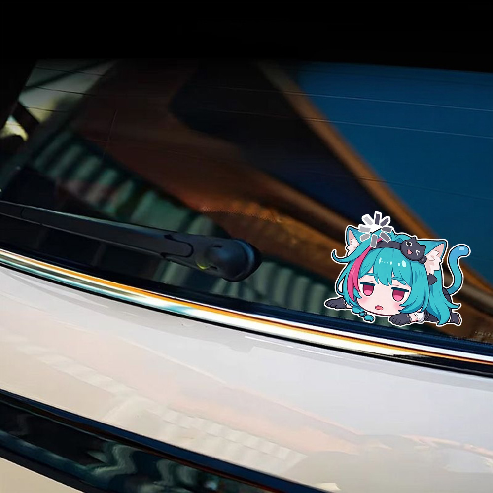 Motorcycle Gear Bundle - Anime Girl Car Stickers Neverness to