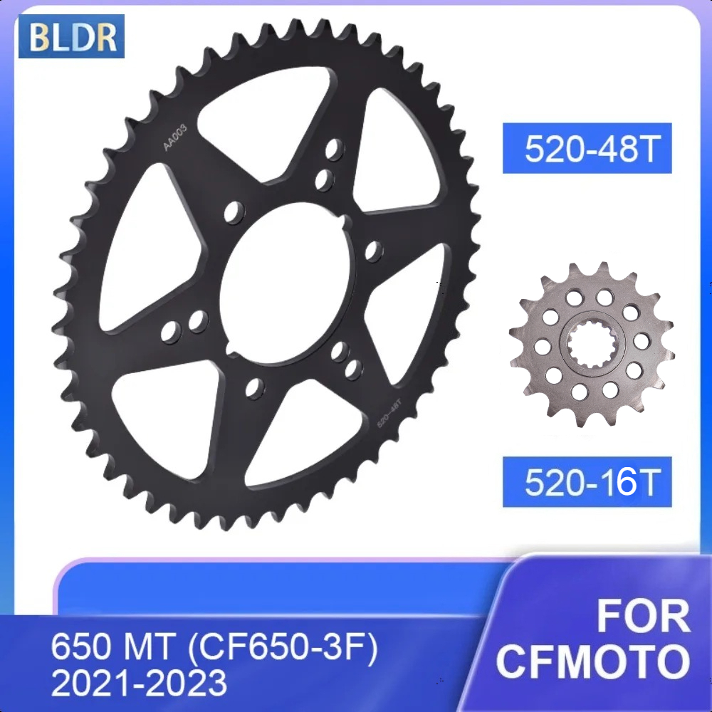 Motorcycle Gear Bundle - 520-16T 48T Motorcycle Accessories Front Rear
