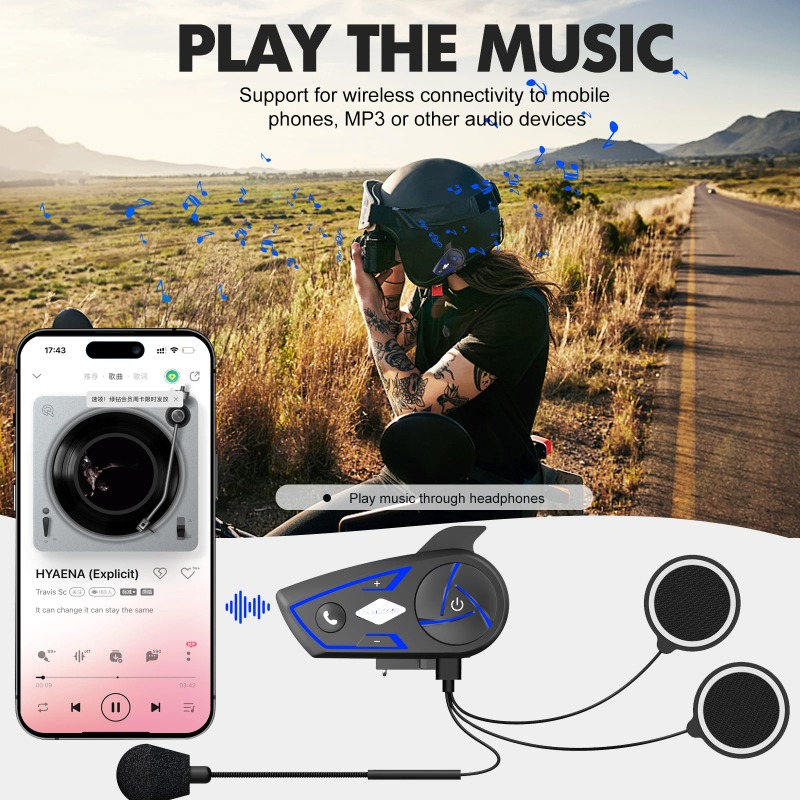Houtonsen S3 Motorcycle Blueto - đánh giá và giá Intercom Headset Helmet