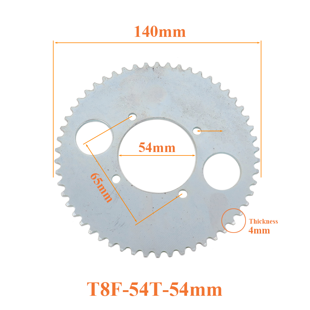 T8F 54T Chain Plate 54mm 54 To - đánh giá và giá Motorcycle Gear Bundle