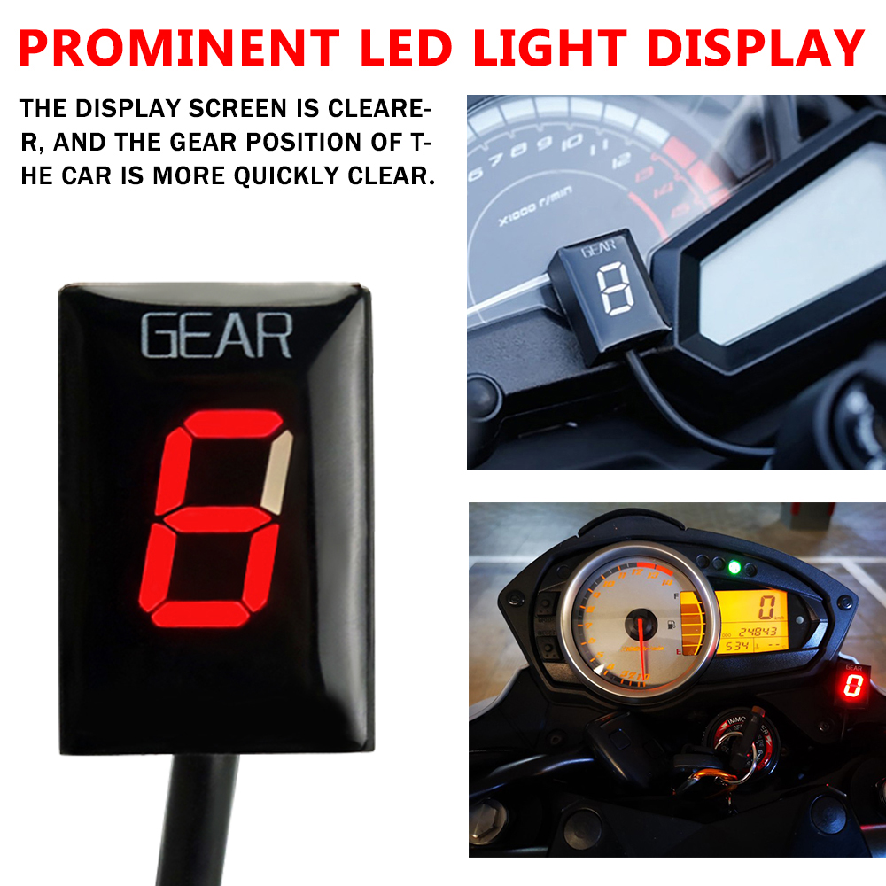 Cho Kawasaki Z750 Z1000 Z-750  - đánh giá và giá Gear Indicator Display