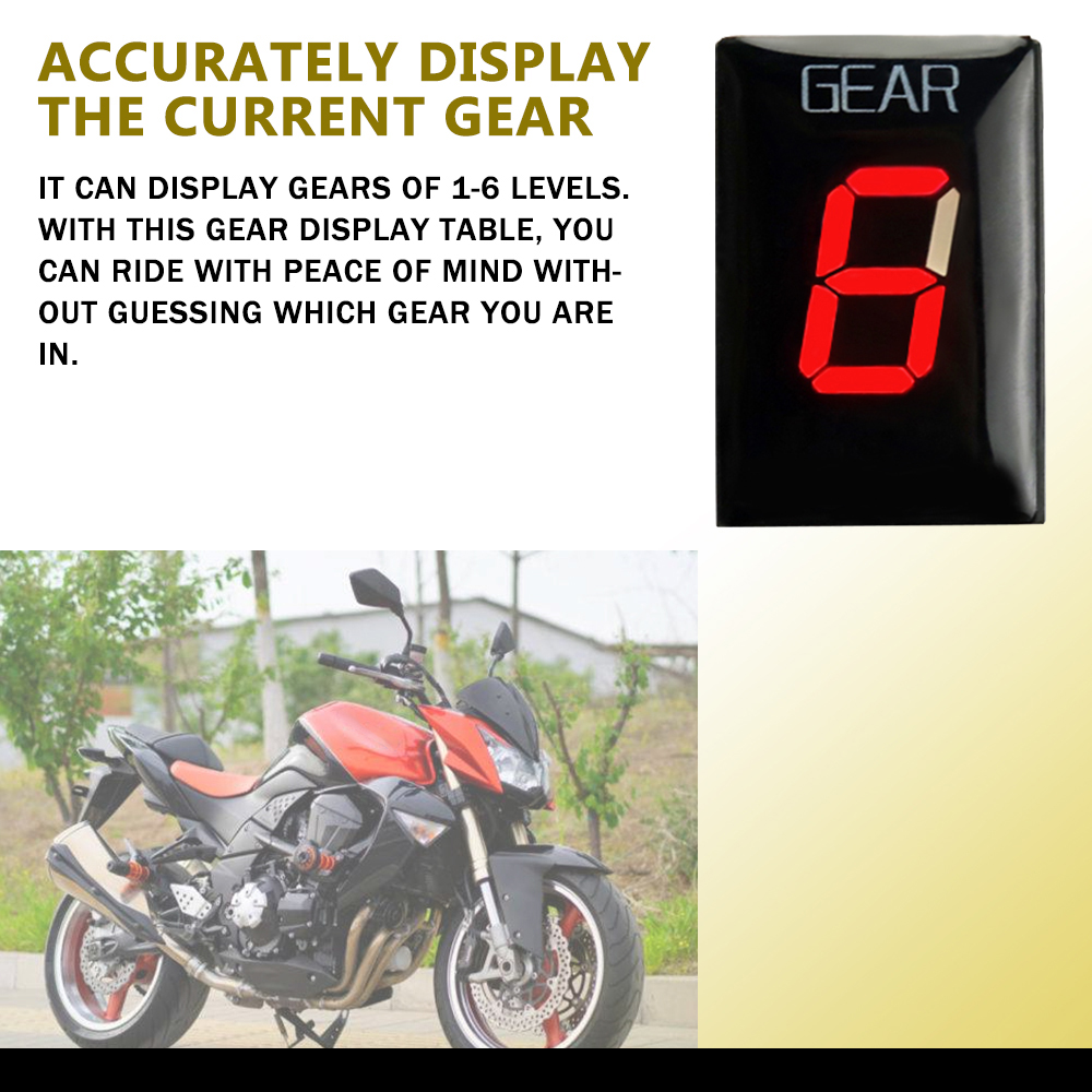 Cho Kawasaki Z750 Z1000 Z-750  - đánh giá và giá Gear Indicator Display