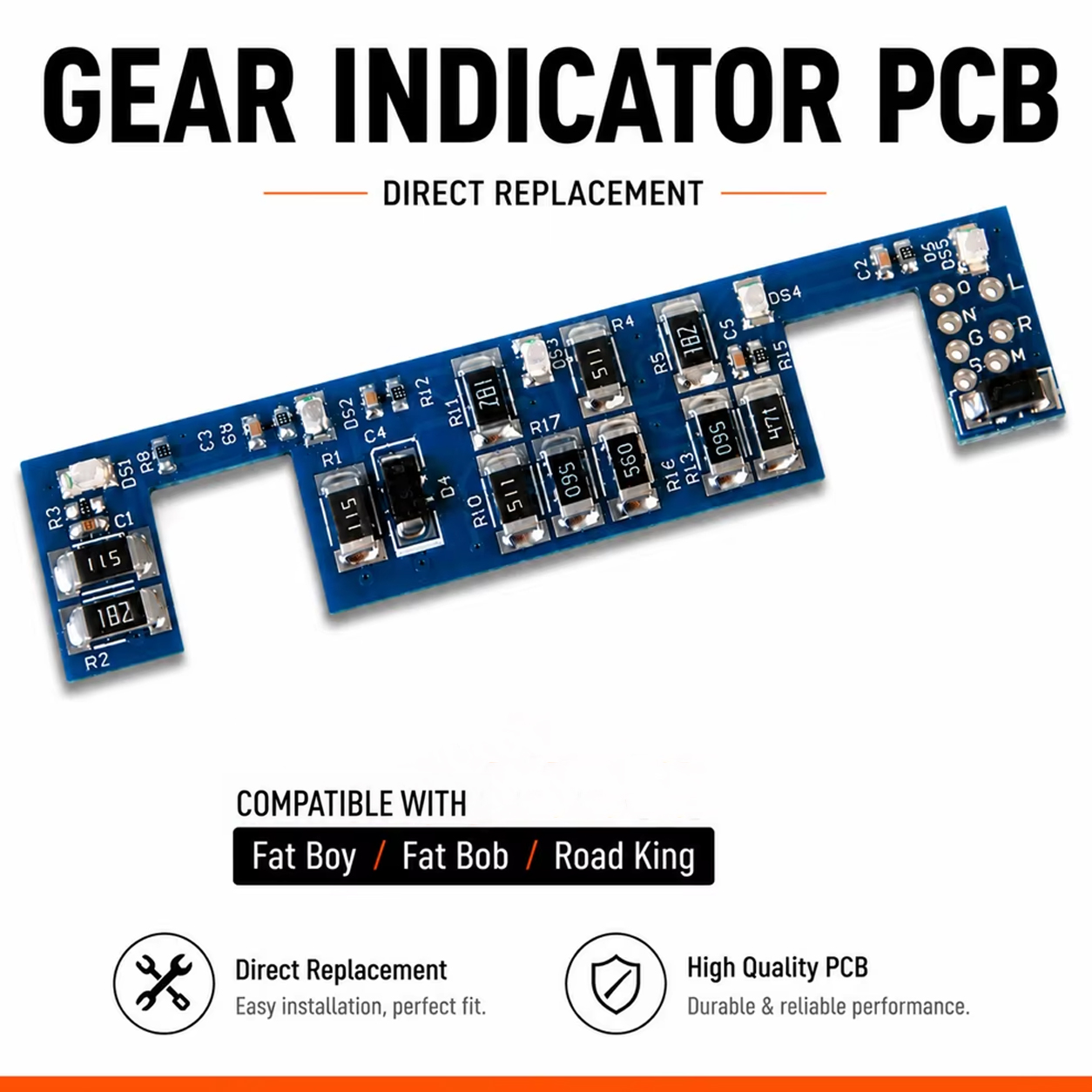 Motorcycle Gear Indicator PCB  - đánh giá và giá Gear Indicator Display