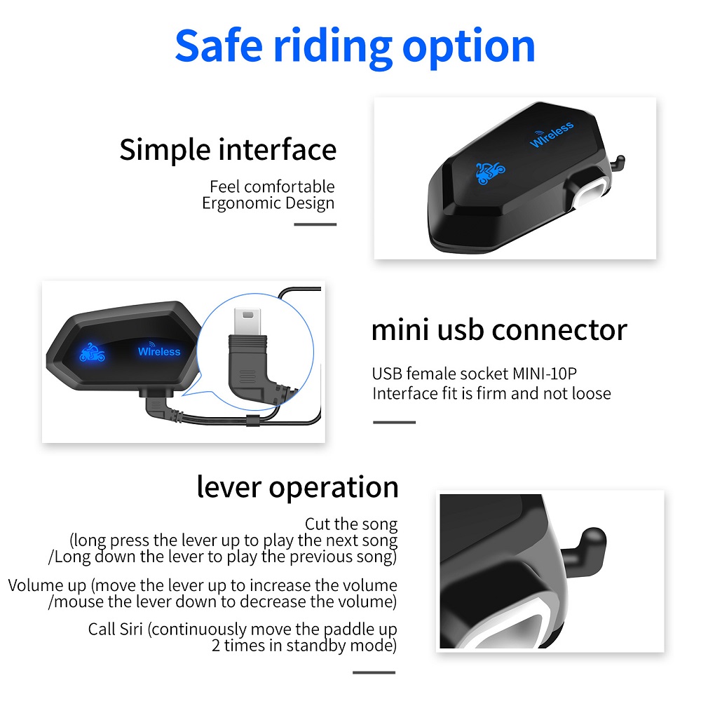 Motorcycle Intercom Helmet Hea - đánh giá và giá Intercom Headset Helmet
