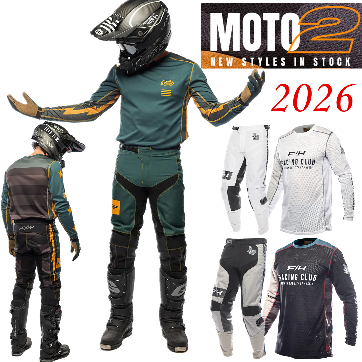 2026 FH MX Kit Off Road Motocr - đánh giá và giá Motorcycle Gear Bundle